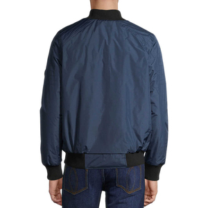 Blouson Bomber en Toile Personnalisable Écologique pour Homme, Col Montant, Logo Avant, Imperméable, Respirant, Design Moderne, Usage Quotidien - Product Image 3
