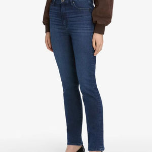 Pantalones deportivos de forro polar transpirable para mujer, de corte holgado, con logo personalizado impreso, cintura media, diseño frontal plano informal, en azul liso teñido. - Product Image 1