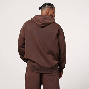 Conjunto Deportivo para Hombre de 2 Piezas, Sudadera con Capucha y Pantalones Jogger, con Logotipo Personalizado, Estilo Hongo, Talla Grande, Algodón Grueso, Venta Caliente - Product Image 2