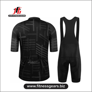 ชุดยูนิฟอร์มปั่นจักรยานแบบไม่มีแขน JUST FITNESS GEARS ผลิตจากผ้าสแปนเด็กซ์/โพลีเอสเตอร์คุณภาพสูง 100% แห้งเร็ว พิมพ์ลายแบบซับลิเมชั่น สำหรับผู้ใหญ่ | - Product Image 2