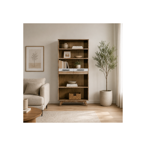 Bibliothèque en bois de qualité supérieure, marque SOHO, hauteur 1850 mm, nouveau design, meubles de chambre à coucher, fabricant vietnamien - Product Image 1