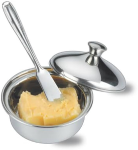 Boîte à beurre en acier inoxydable de qualité supérieure avec logo personnalisé, plateau à beurre avec couvercle, vaisselle, articles de cuisine - Product Image 1