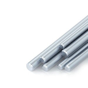 Barre filetée en acier galvanisé 8 mm, tige filetée en fer, tige de fixation industrielle, quincaillerie de construction, raccord de tuyauterie, tige métallique - Product Image 4