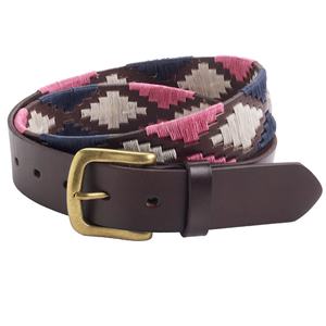 Cinturón de Cuero Polo Argentina con Etiqueta del Comprador, Color Negro/Marrón, Tamaño y Logotipo Personalizables - Product Image 1