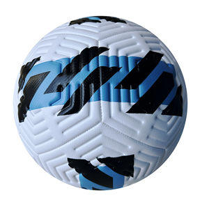 Ballon de football pakistanais taille 5, impression de logo personnalisée par le fabricant, ballon de football professionnel taille 5. - Product Image 4