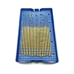 Kit de micro-dissection droit avec support, 19 pièces, ensemble d'instruments chirurgicaux professionnels, dissection de haute précision en acier inoxydable - Product Image 2