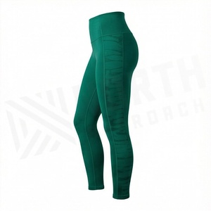 High Quality Womens Yoga Leggings Plaid Quick Dry Breathable Seamless Mid Waisted Maxi Fitness Pants Customized Color - Product Image 3