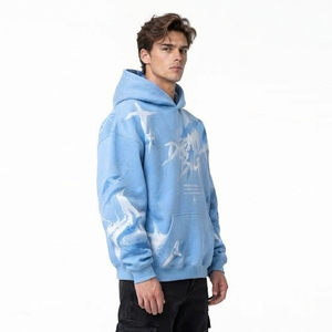 Sweat à capuche imprimé par sublimation pour homme, coupe décontractée, manches longues, style streetwear hiver épais - Product Image 3