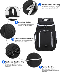 Sac de sport pour le basketball, grande capacité, organisateur d'équipement, service OEM direct d'usine, marque privée pour les distributeurs - Product Image 4