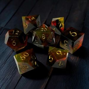 Elegant Resin Core Wooden <b>Dice</b> <b>Set</b> Signature Wood Fusion Gaming <b>Dice</b> Crystal Resin Embedded <b>Dice</b> Collection Mastercraft Wooden - Product Image 1