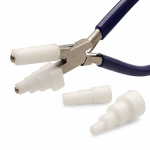 Pince à bec rond, carré, ovale en nylon pour la mise en forme des bijoux et le façonnage du métal ZetomedPro - Product Image 1