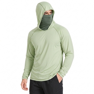 Camisa de Pesca con Capucha y Protección UV, con Cubre Rostro, Manga Larga, Transpirable, para Actividades al Aire Libre - Product Image 5