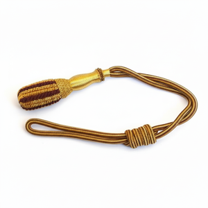 Direct Manufacturer Custom Handmade Sword Knots Comfortable Ceremonial Fringe <b>Braid</b> Sword Knots - Product Image 4