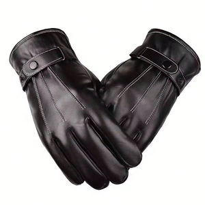 New Custom Design leather <b>gloves</b> <b>suede</b> <b>gloves</b> fashion <b>gloves</b> for men private label bulk production supplier - Product Image 5