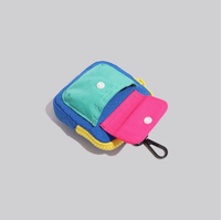 Dompet Koin Kanvas Terlaris 2027, Portabel dan Ringkas, Tempat Penyimpanan Kecil, Mini Zipper, Tempat Earphone, Grosir