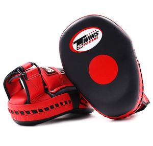 Oem Custom Made Best Selling High Quality Eco-Friendly Durable Genuine Leather EVA All Seasons Boxing Focus Mitts Target <b>Pads</b> - Product Image 2