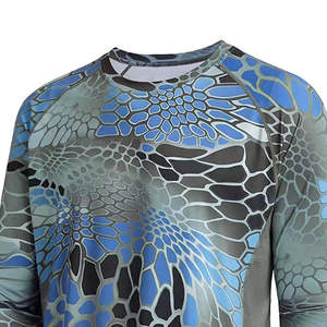 Custom Moisture <b>Wicking</b> Fishing T Shirts Wholesale OEM Manufacturer Supplier Polyester Tee Private Label Bulk Production - Product Image 4