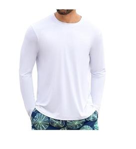 Chemise de protection anti-UV à manches longues pour homme UPF 50+ Protection UV Respirante Séchage rapide Légère Compression Natation Surf - Product Image 4