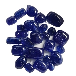 Alta calidad IGI certificado tamaño libre Color azul Natural Esmeralda ámbar corte ovalado tanzanita cabujón piedras preciosas pera piedras preciosas sueltas - Product Image 1