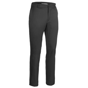 Pantalon tissé noir uni pour homme, fermeture boutonnée, séchage rapide, vêtements de golf décontractés - Product Image 2