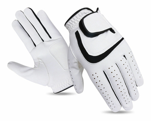 Guante de Golf Híbrido de Piel Premium y Piel Genuina para Mujer con Línea de Dedos, Guantes de Piel de Oveja con Mitad de Piel - Product Image 4