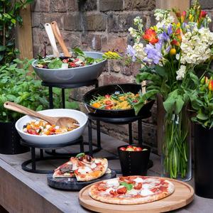 Sky Blue Minimalist Ceramic Bowl Smooth <b>Matte</b> Surface Modern Deep Shape Durable Construction Ideal for Contemporary <b>Table</b> Decor - Product Image 4