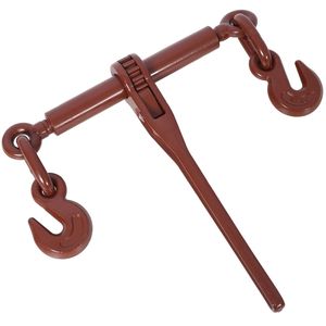Cinghie di Fissaggio a Cricchetto Rosse Resistenti da 3/8''-1/2'' (Confezione da 4) con Ganci G70 da 9200 libbre di Carico di Lavoro e Lunghezza Regolabile - Product Image 4