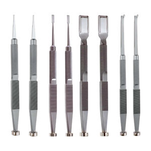 Ensemble de 8 instruments chirurgicaux pour ostéotomies nasales, outils de rhinoplastie en plastique, type Freer Chisel, par Mahfooz Instruments - Product Image 5