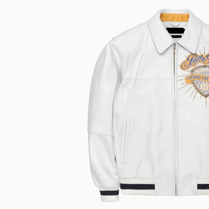 Hot Selling <b>Men's</b> Premium Winter <b>Jacket</b> Genuine Leather Windproof Waterproof Plain Dyed All Sizes Available - Product Image 6