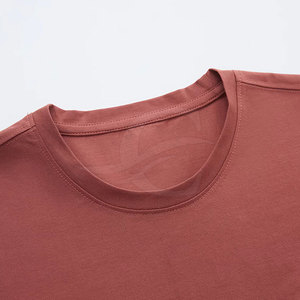 High Quality 100% Cotton Men's Lightweight Breathable Regular Fit Customized Color Casual <b>T</b>-<b>Shirt</b> - Product Image 3