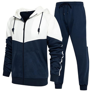 Conjunto Deportivo Informal para Hombre con Capucha de Algodón, Sudadera con Capucha y Pantalones Deportivos, Ropa Deportiva Cómoda para Uso Diario - Product Image 2