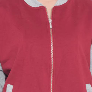 เสื้อแจ็คเก็ตวาร์ซิตี้ผู้หญิง แขนยาว สีตัดกัน สไตล์วิทยาลัย เสื้อคลุมแฟชั่นสำหรับฤดูใบไม้ร่วง เสื้อแจ็คเก็ตวาร์ซิตี้ผู้หญิง - Product Image 6