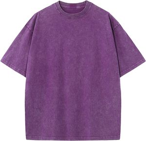 <b>Womens</b> Oversized Crew Neck T-Shirt Solid Color Regular Fit <b>Short</b> Sleeve Spandex/Cotton Jersey Breathable Quick Dry Summer - Product Image 3
