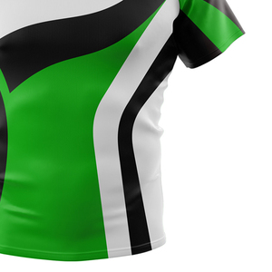 Camiseta de Rugby de Talla Grande, Corta, Estampada, Antibacteriana, de Poliéster, Corte Regular, Venta al Por Mayor, Mejor Proveedor, OEM ODM - Product Image 4