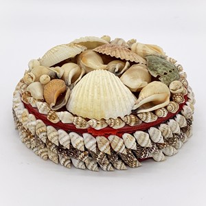 Boîte à bijoux au design coquillage, très vendue, boîtes de rangement en coquillages naturels, organiseurs de décoration côtière - Product Image 1