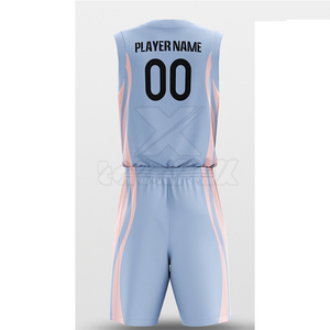 Diseña Tu Propio Uniforme de Baloncesto Reversible, Conjunto de Poliéster de Secado Rápido y Transpirable, Último Diseño a Precio de Mayoreo - Product Image 5