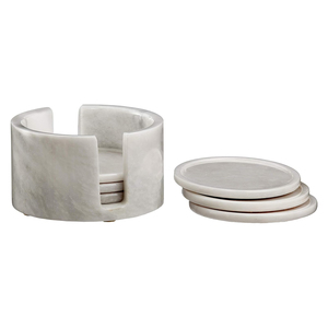 Modern Luxury Onyx <b>Marble</b> Customizable 6-Piece Coaster <b>Set</b> for Kitchen Home Decor Durable Eco-Friendly <b>Dinnerware</b> - Product Image 2