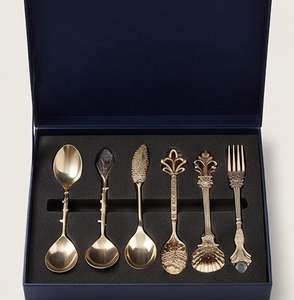 <b>Vintage</b> Silver Plated Flatware <b>Set</b> With Ornate Handles Dishwasher Safe Wedding Dinnerware <b>Cutlery</b> And Serving Pieces - Product Image 6