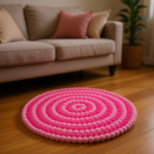 Tapis et sous-plats en feutre design anneau - Product Image 3