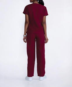 Uniformes Médicos de Verano al por Mayor, Elásticos, con Logotipo Personalizado, Unisex, Conjuntos de Uniformes Quirúrgicos con Tela Spandex - Product Image 1