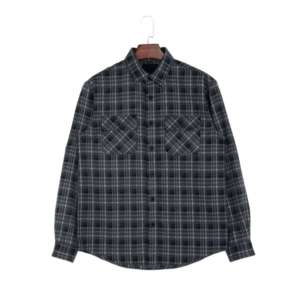 Camisas de Franela para Hombre al por Mayor, Teñidas con Hilo, Ecológicas, de Manga Larga, 100% Algodón, Chaquetas Holgadas Informales para Trabajo - Product Image 6