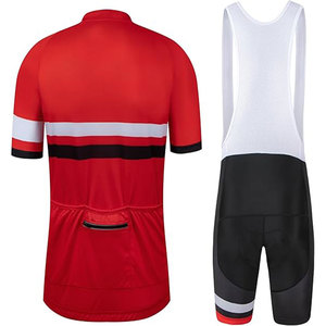 Ensemble de vêtements de cyclisme professionnels pour hommes et femmes, tenue d'été avec short rembourré pour cyclistes, ensemble de vêtements de cyclisme en vente - Product Image 6