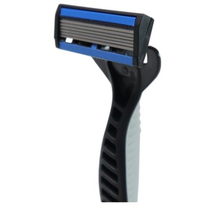 Maquinilla de afeitar DE SEGURIDAD DE 6 hojas desechable ligera para hombres con cuchillas de acero inoxidable Mango de plástico para uso facial - Product Image 5