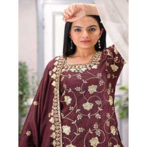 Traje Sharara de Diseñador para Fiesta con Bordado de Lentejuelas, Elegantes Vestidos de Graduación - Product Image 5