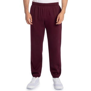 Pantalon à enfiler avec taille élastique, sans braguette, tissu extensible confortable, coupe droite, pantalon pour homme - Product Image 1