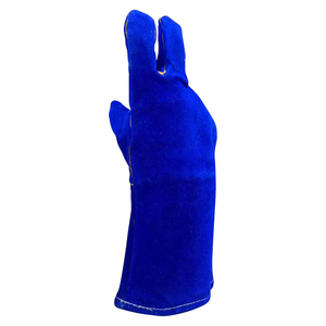 Gants de soudage en cuir, longs, résistants à la chaleur, de protection, robustes, pour soudeurs TIG MIG, équipement de protection individuelle (EPI), vente en gros OEM - Product Image 3