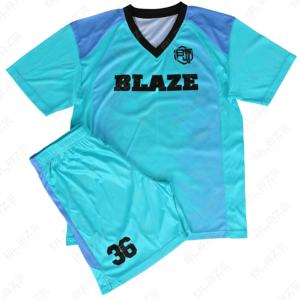 Customized Youth Soccer Uniform Set Latest Designs Custom Sublimated Soccer Suit <b>for</b> <b>Club</b> Team Polyester soccer jersey - Product Image 1