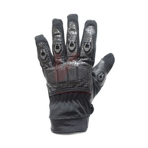 Gants de moto en cuir de vachette de qualité supérieure pour hommes, gants de course respirants en mesh, gants de protection pour la conduite de moto, gants de course automobile - Product Image 1