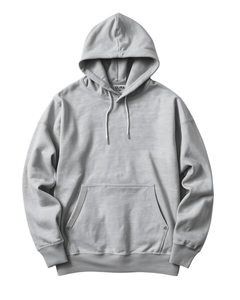 Sweat-shirt à capuche blanc pour homme, coupe classique, en molleton de coton, pull décontracté avec poche, vêtement d'automne - Product Image 3