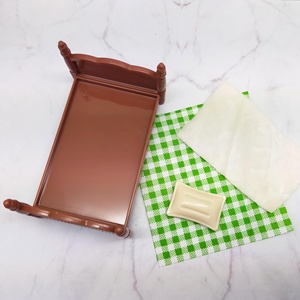 Charming <b>Miniature</b> Bed Set Decor for Your Doll House - Product Image 4